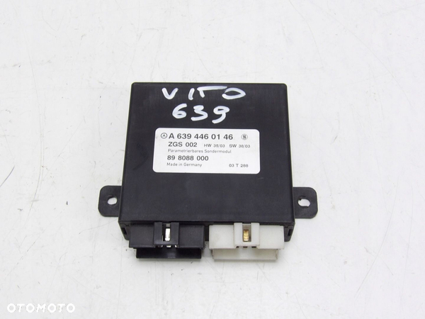 MODUŁ KOMFORTU STEROWNIK VITO W639 A6394460146