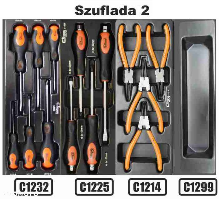 WÓZEK NARZĘDZIOWY SZAFKA CORONA C1302  ŻURAW 2T - 5
