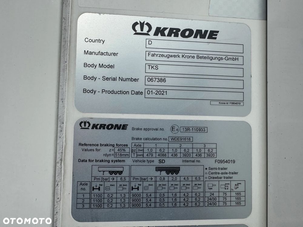 Krone Hakowa, Carrier Vector HE19, Nowe opony!! - 34