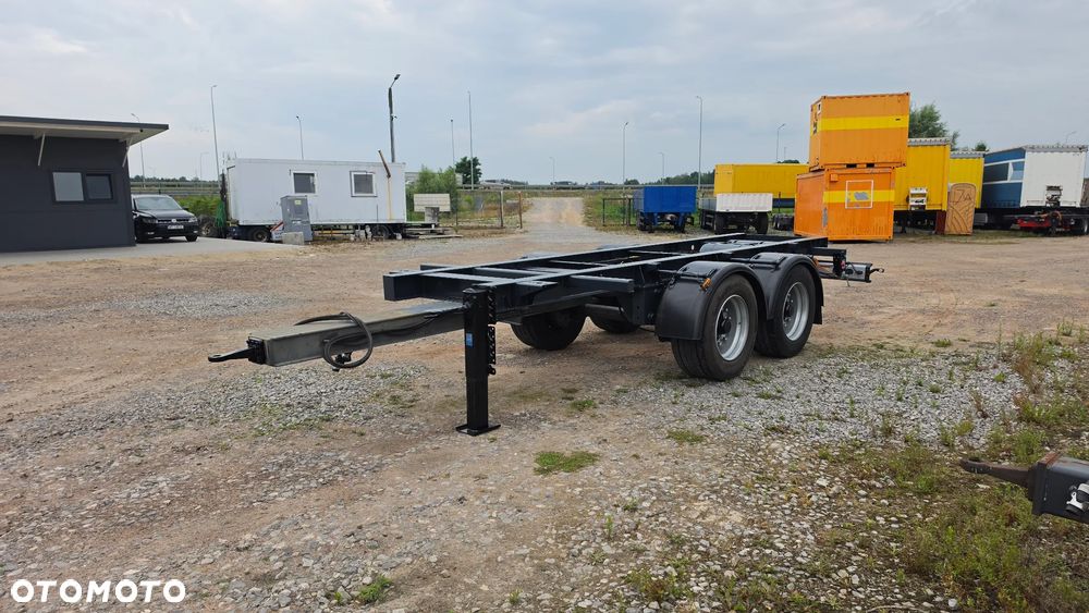 Wagner 18.500zł PRZYCZEPA 5.85M RAMA DO ZABUDOWY GÓRNY ZACZEP TANDEM  ZAWIESZENIE PNEUMATYCZNE Możliwość transportu - 1