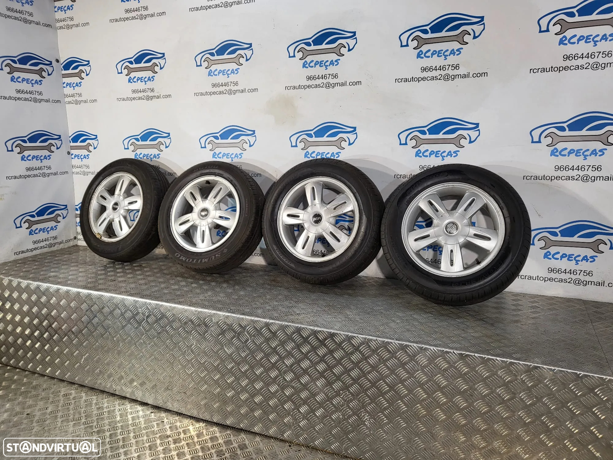 Conjunto Jantes 15 Mini Cooper One 4x100 6.5J ET48 6763295 - 3