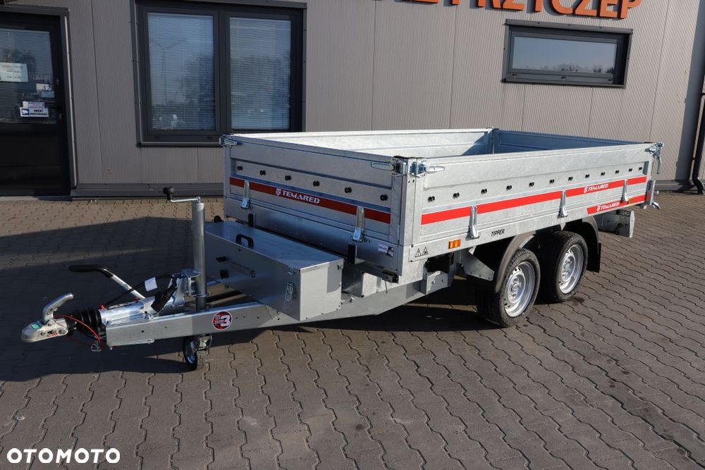 TEMARED TIPPER 3015/2 C S 2,7T 303x153x40cm, DMC 2700kg, Koła 195R13C, Pompa elektryczna i ręczna , - 12