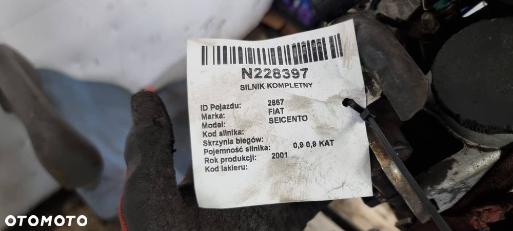 SILNIK KOMPLETNY FIAT SEICENTO 900 - 2