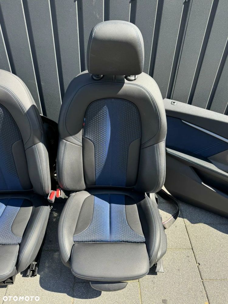 FOTELE TAPICERKA BMW 1 F40 TRIGON CZARNY SPORTOWE ELEKTRYCZNE GRZANE - 6