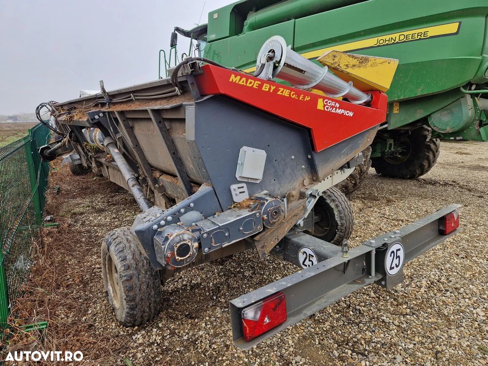 Ziegler ZIEGLER 12s CORN CHAMPION  Header porumb si ZIEGLER SWW 2wt Carucior transport - 5