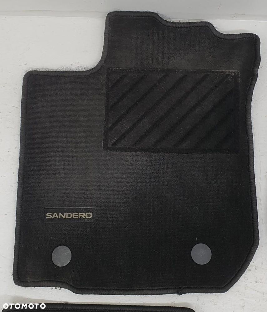 DYWANIKI CHODNICZKI WELUROWE DACIA SANDERO II KOMPLET - 4