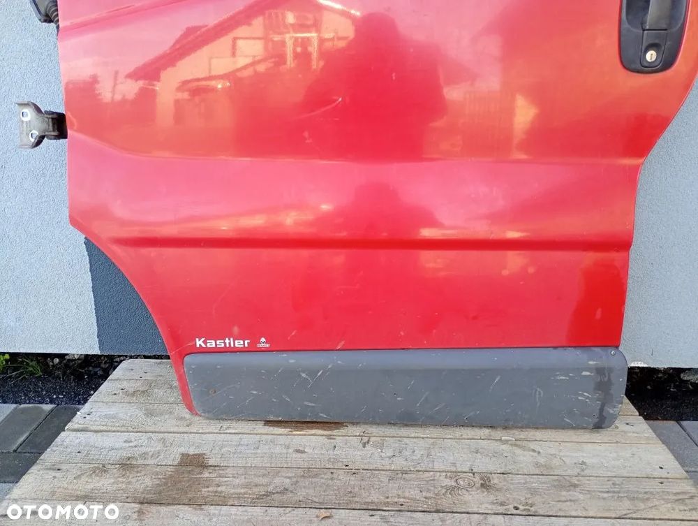 Drzwi Przednie Lewe Przód Kompletne Czerwone Opel Vivaro A Trafic II Primastar 2001-2014 - 2