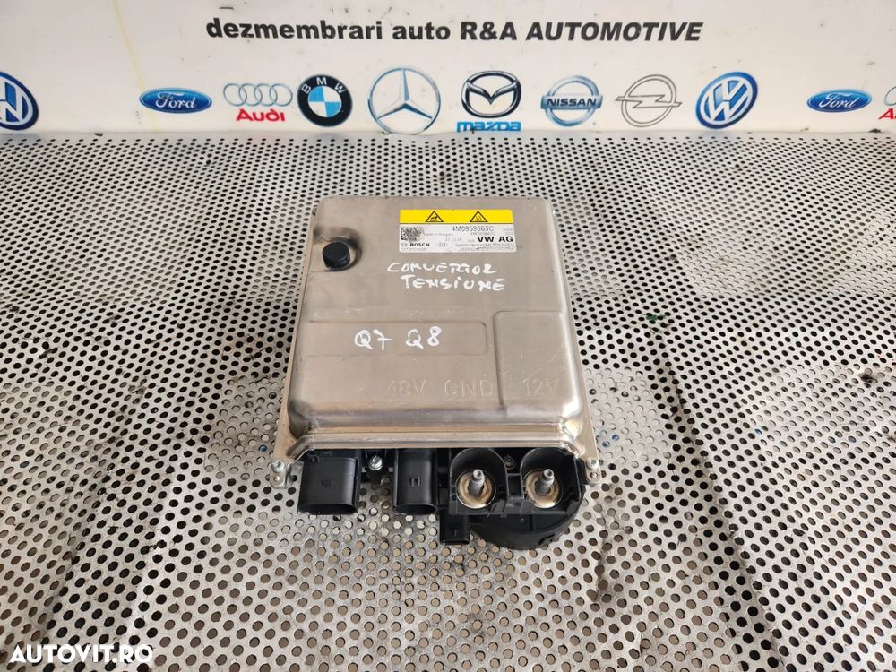 Convertor Tensiune Audi A7 A8 Q7 Q8 An 2018-2019-2020-2021-2022-2023 Cod 4M0959663C - Dezmembrari Arad * Factura Si Garantie *- Achizitionam Autoturisme/Piese Auto - 6