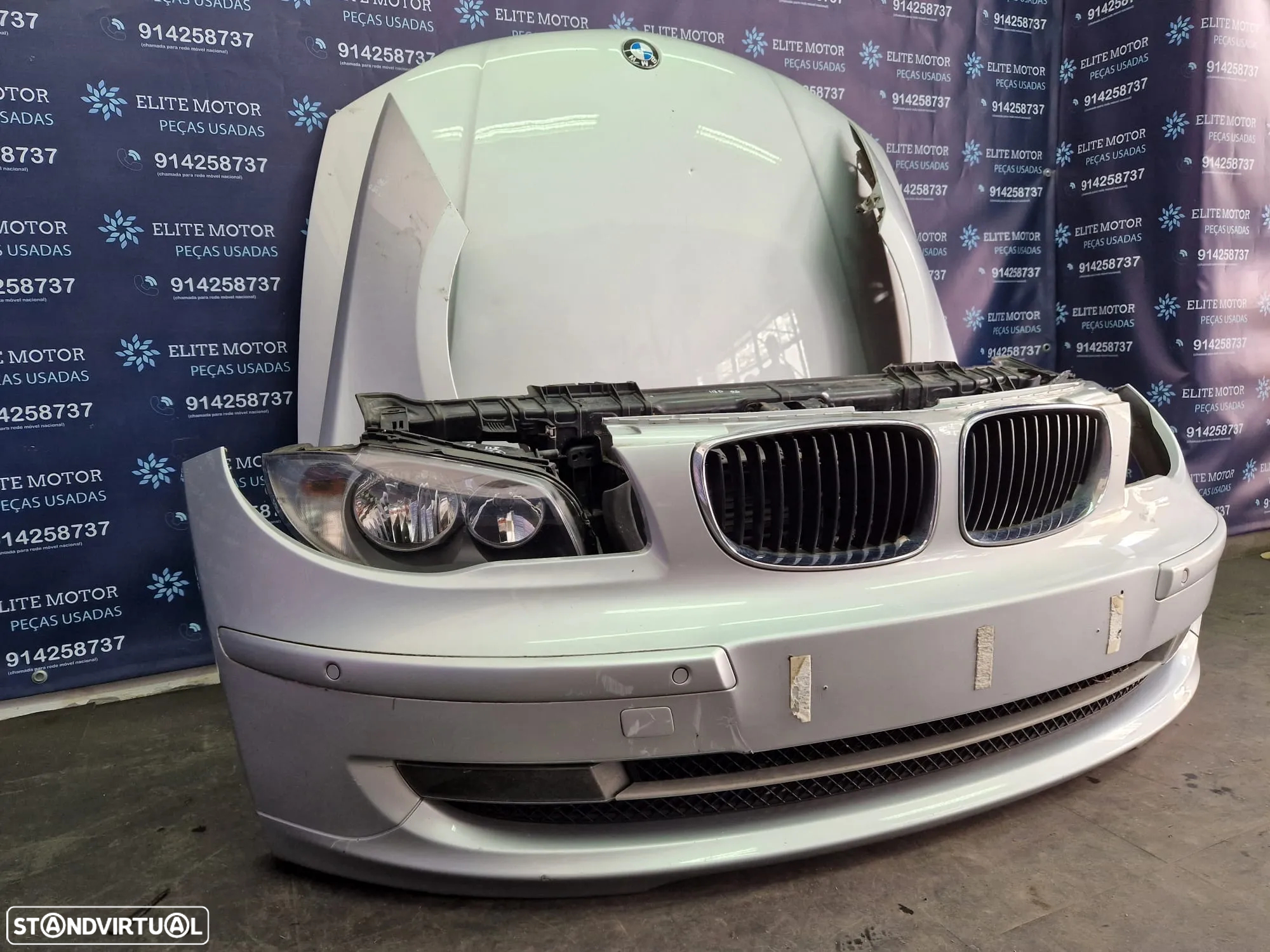 Frente completa usada BMW SERIE 1 LCI E87 E81 118D capot parachoques oticas guardalamas - 2