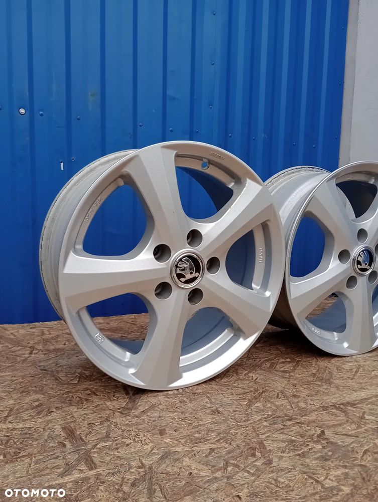 FELGI ALUMINIOWE 5x112 R16 7J ET42 57,1 SKODA OCTAVIA SUPERB VOLKSWAGEN AUDI - 1