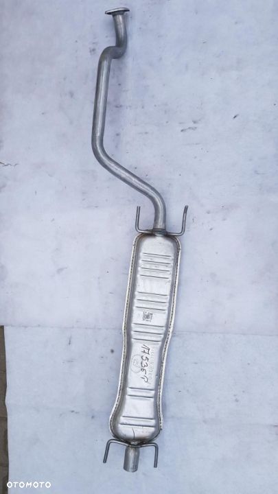 TŁUMIK środkowy Opel Zafira 1.6i-16V/1.8i-16V kat 99- 101-125 KM 99-05 ROK    17536 P ALU  5852114 - 1