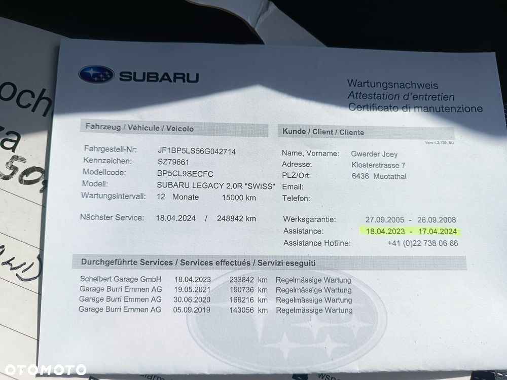 Subaru Legacy 2.0R Trend - 12