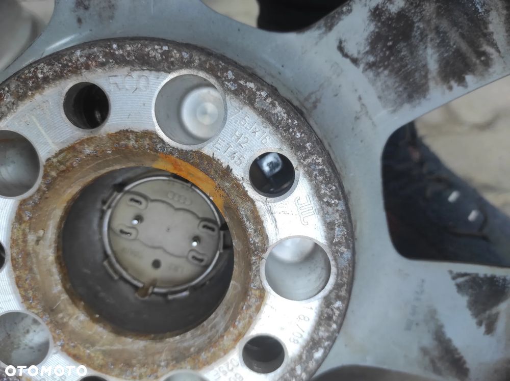FELGI ALUMNIOWE ALUFELGI FELGI KOŁA 5X112 7.5J R16 ET45 8K0601025F AUDI A3 8P A4 B6 B7 B8 A5 8T Q5 8R VW CADDY TOURAN PASSAT B5 B6 B7 EOS SIROCCO GOLF 5 6 KOMBI JETTA PLUS SEAT LEON 2 ALTEA TOLEDO 3 ALTEA XL SKODA OCTAVIA 2 SUPERB 1 2 KOMPLET WYSYŁKA !!!! - 9