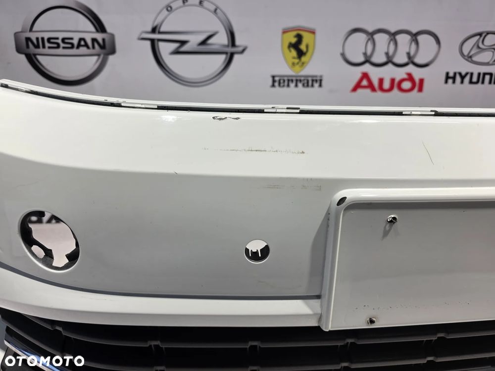 VW SPORTSVAN 510 LIFT 16- ZDERZAK PRZEDNI PRZÓD ŁADNY KOLOR BIAŁY ZWYKŁY NA SPRYSKI + 4xPDC + KRATKA ŚRODKOWA , NR 510807221M , NR AUKCJI NZ1737 - 15