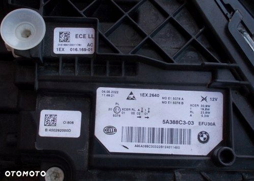 BMW 5 V G30 G31 FULL LED LIFT LEWA PRZEDNIA LAMPA ORYGINAŁ 5A388C3-03 - 15