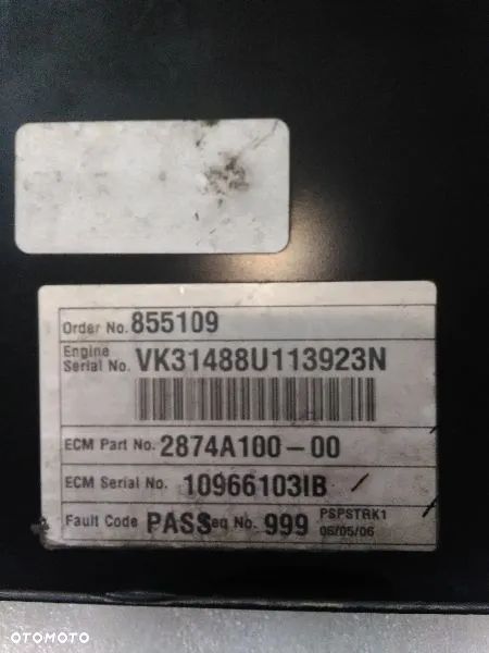 KOMPUTER STEROWNIK MASSEY FERGUSON 7480 6480 NR 855109 / 2874A100-00 - 4
