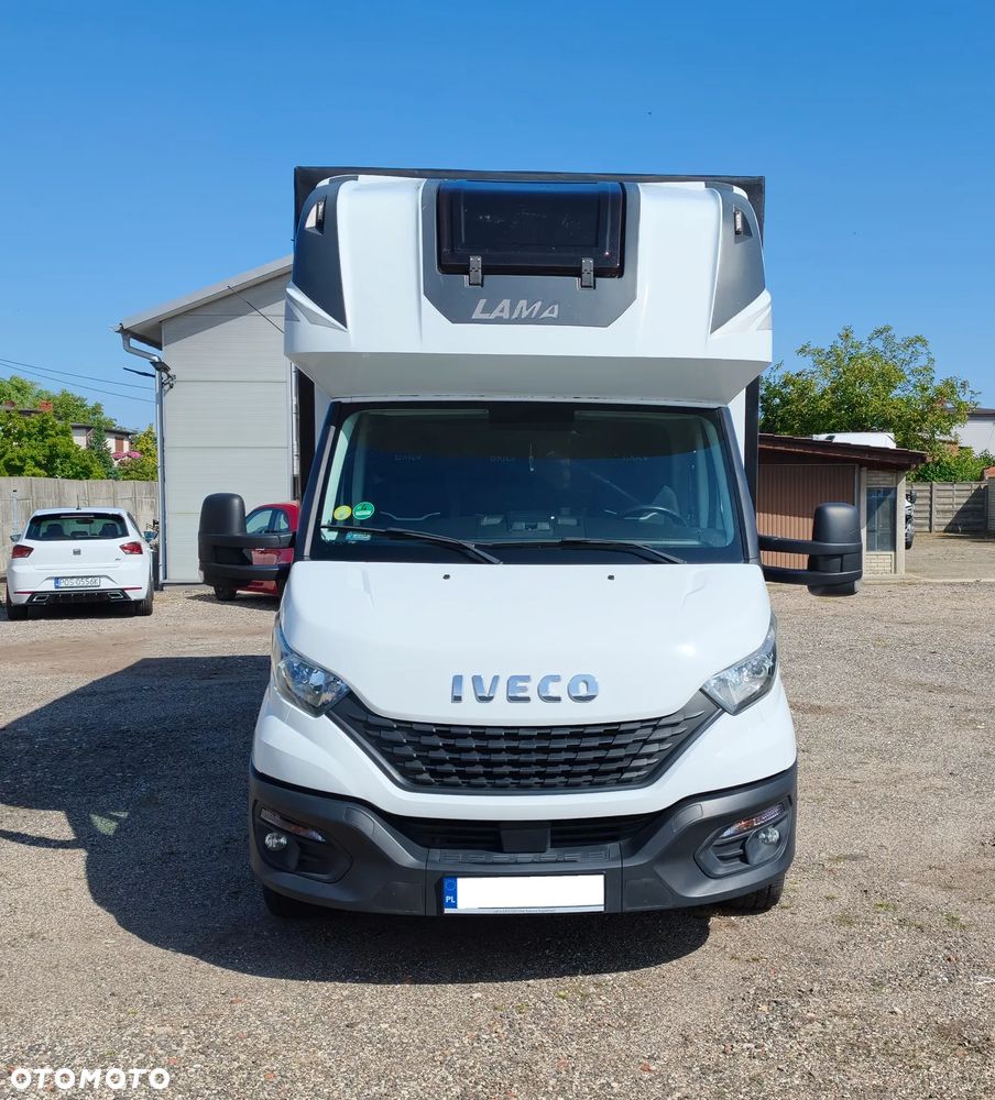 Iveco DAILY 35S18 WINDA DHOLLANDIA BAR 750KG FIRNA PLANDEKA 9EP KLAPA BEZWYPADKOWY SERWISOWANY FV23% - 6