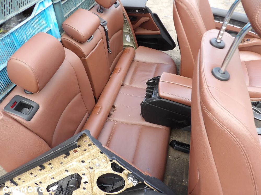 BMW F11 - KOLOR ZIMTBRAU - PO LIFT - FOTELE , KANAPA , BOCZKI , TUNEL ŚRODKOWY - OGRZEWANE - EUROPA - KOMPLET - 5