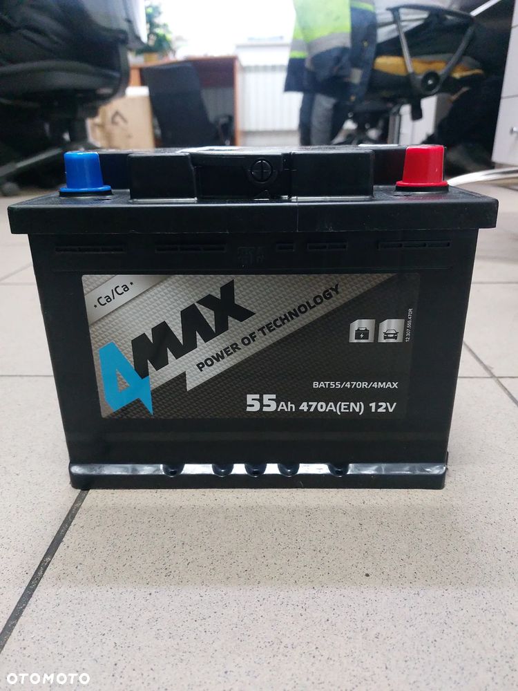 AKUMULATOR 4MAX 55Ah 470A 12V NOWY - 4