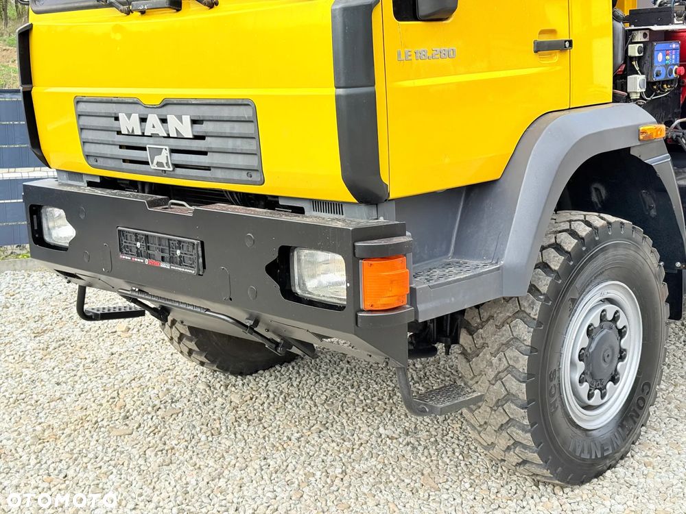 MAN * MAN LE 18.280 * HDS HMF 1560 * Kiper Wywrotka * 4x4 * Sprowadzony * Energetyka * - 4