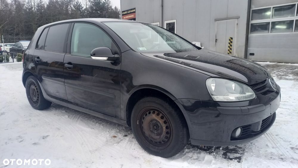 Volkswagen Golf V 1,6 benzyna silnik kod BGU BSF BSE CCSA maska klapa zderzak błotnik drzwi kod lakieru LC9Z reflektor lampa - 1