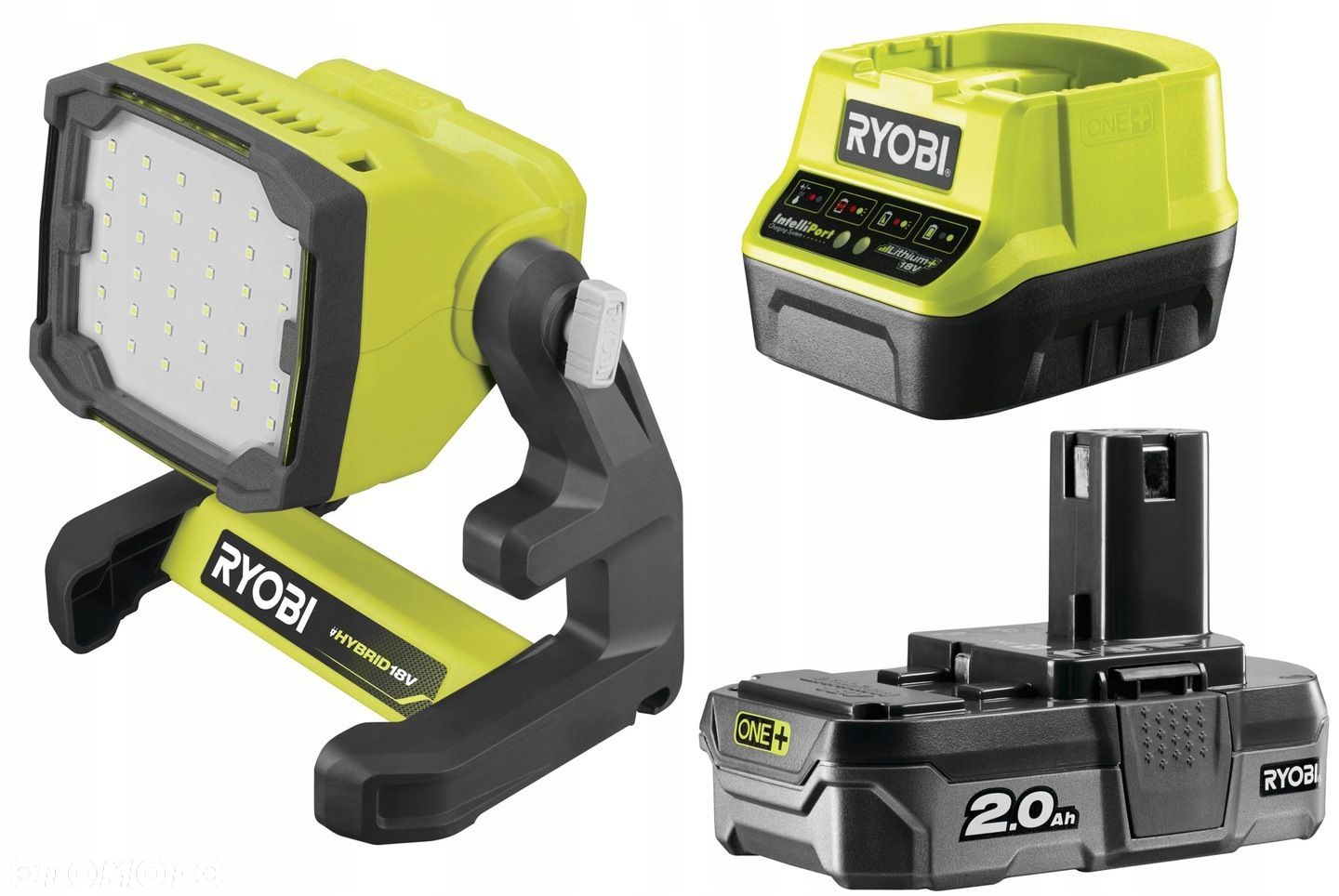RYOBI RLFD18 LAMPA WARSZTATOWA 18V PRZENOŚNA  2Ah - 1