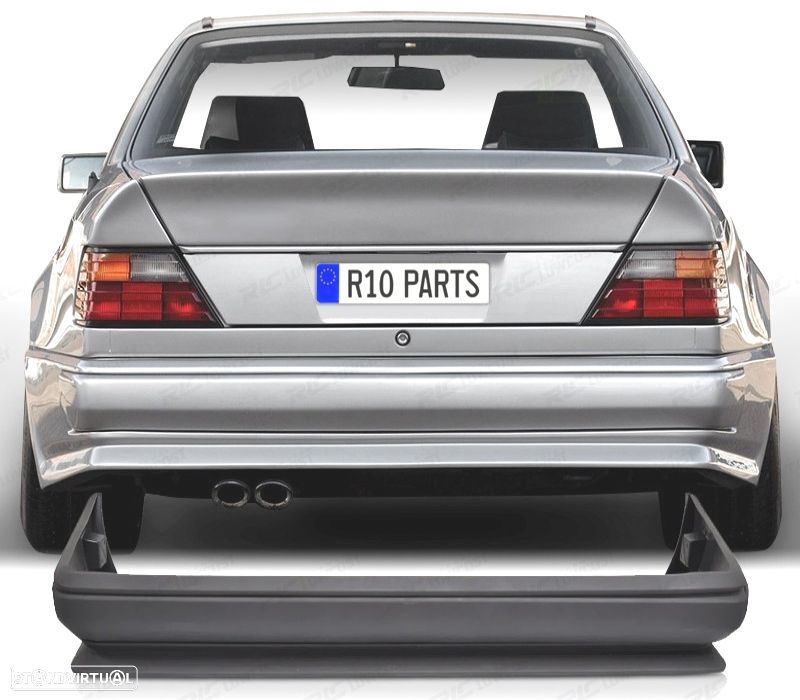 PARA-CHOQUES TRASEIRO MERCEDES CLASSE E W124 2P 4P 85-93 LOOK AMG - 1