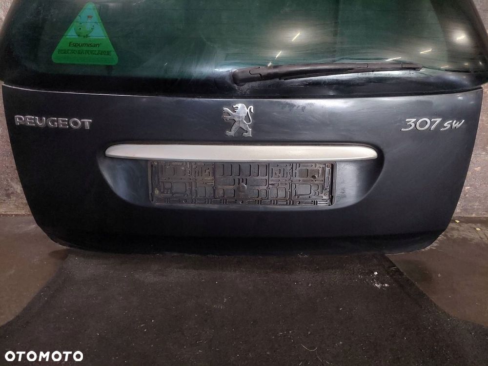 KOMPLETNY TYŁ KLAPA BAGAŻNIKA ZDERZAK TYŁ LAMPY PEUGEOT 307 I KOMBI EXLD - 12
