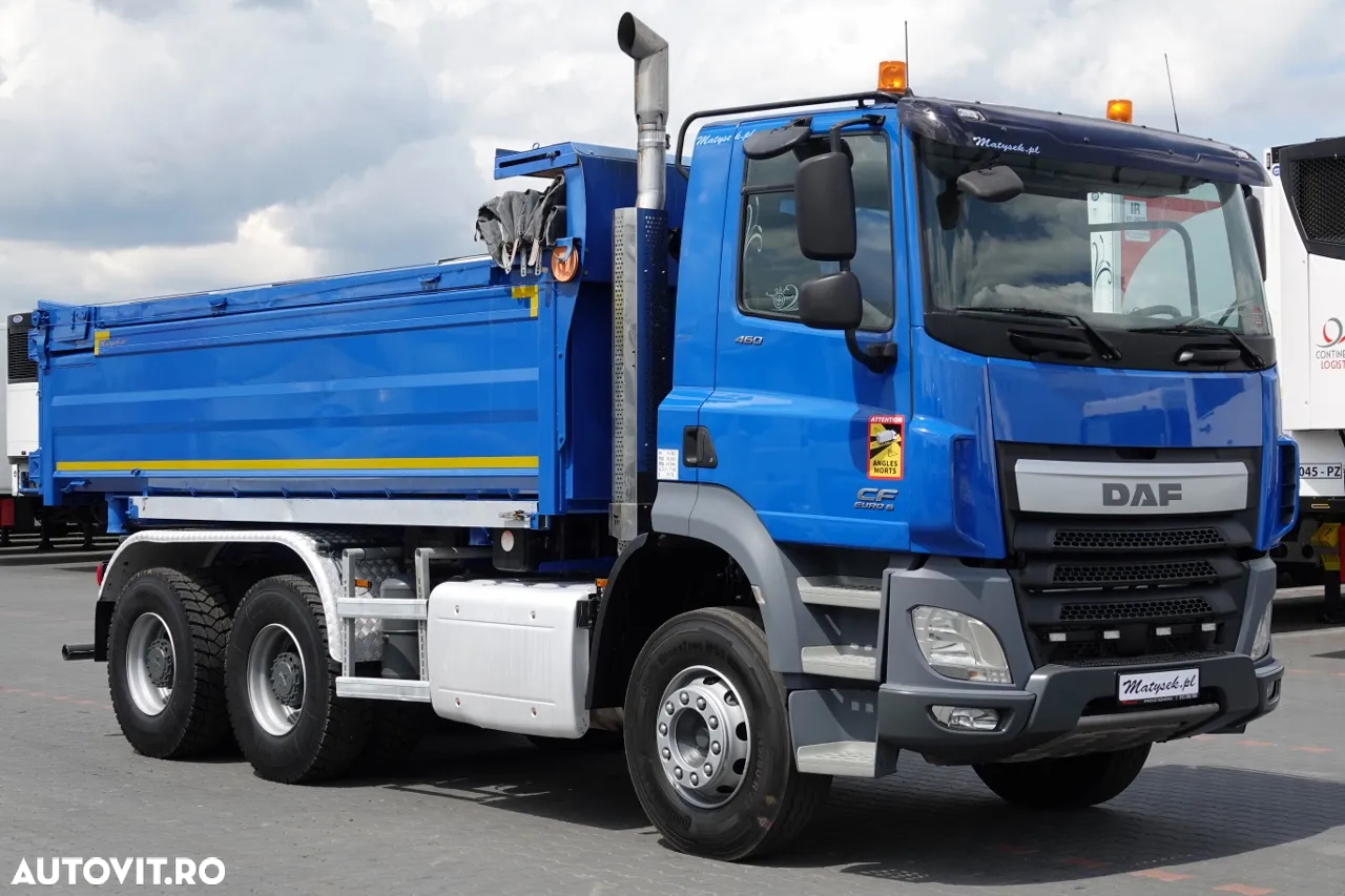 DAF CF 460 / 6x4 / BASCULANTE / HYDROBOARD / HYDROCLAP / EURO 6 / AN 2016 / PNEURI 100% / - 22