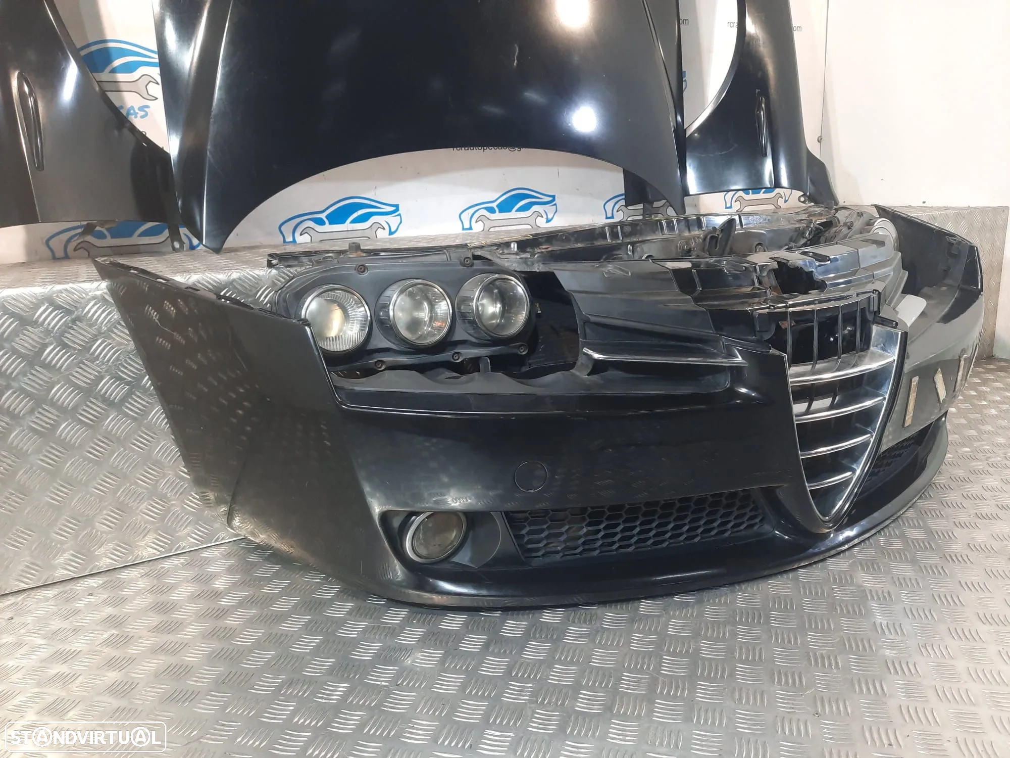 .FRENTE COMPLETA ALFA ROMEO 159 TI BRERA SPIDER 939 CAPOT PARACHOQUES GUARDA-LAMAS OTICAS XENON RADIADOR VENTILADOR FRENTE FIBRA REFORÇO - 10