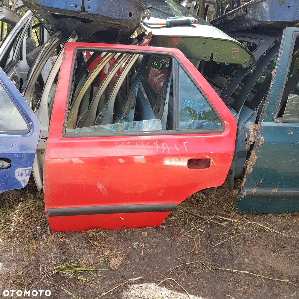 drzwi szyba zamek podnośnik szyby skoda felicia tył - 5