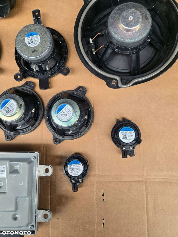 audi rs3 a3 8y sportback zestaw nagłośnienia bang&olufsen komplet - 5