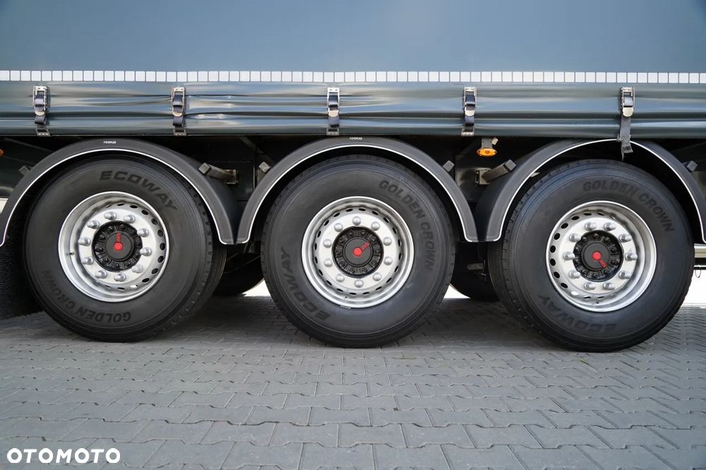 Fruehauf FIRANKA / STANDARD / WINDA DHOLLANDIA 2 000 kg / SAF / OPONY 100% /  MOCNA PODŁOGA SZYNA DESKA - 25