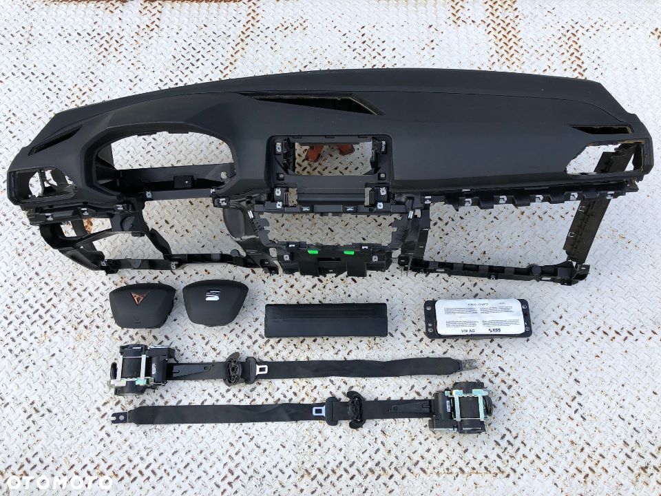 SEAT TARRACO DESKA KONSOLA KOKPIT PULPIT PÓŁKA PARAPET AIRBAG AIR BAG PASY PAS - 2