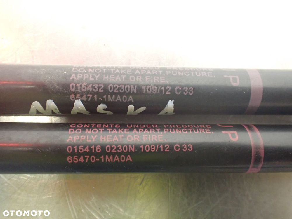 SIŁOWNIK MASKI KPL INFINITI M37X 65470-1MA0A 65471-1MA0A - 6