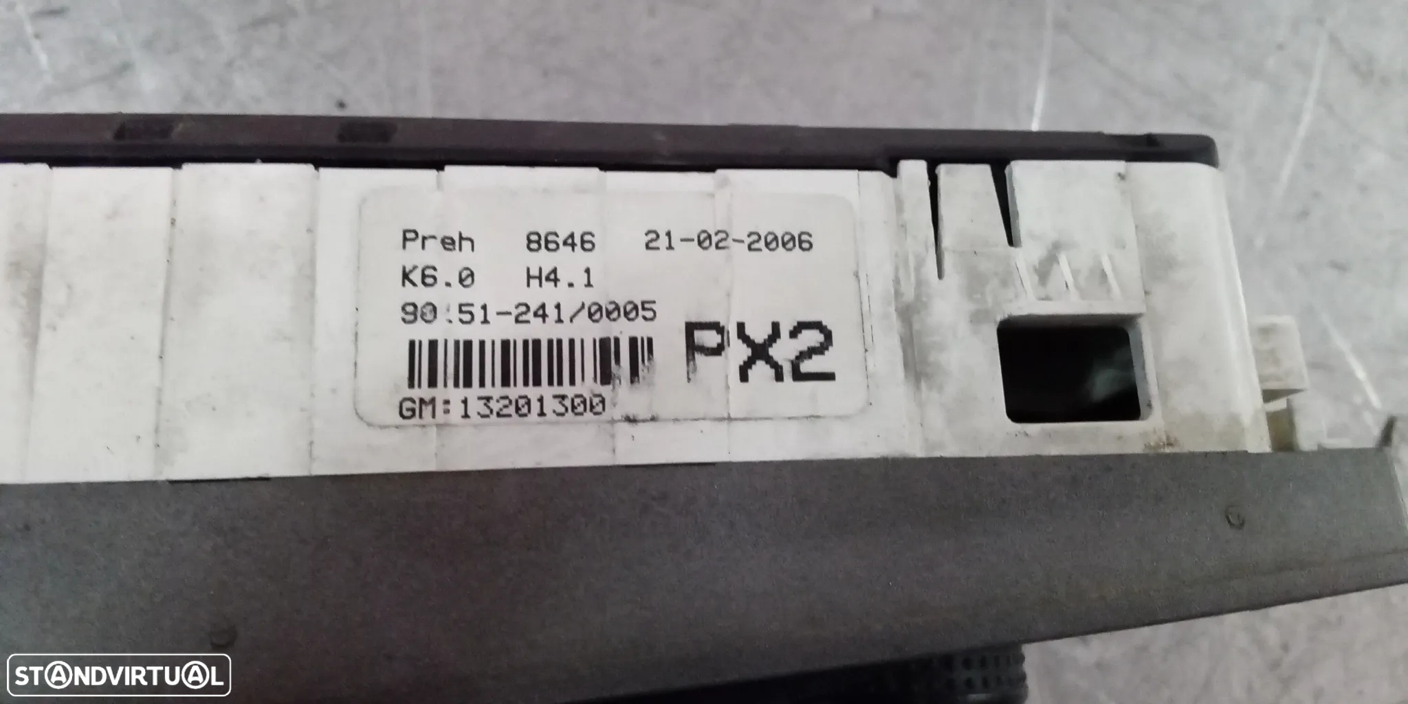 COMANDO SOFAGEM AC OPEL ASTRA H - 13122963 13201300 - 4