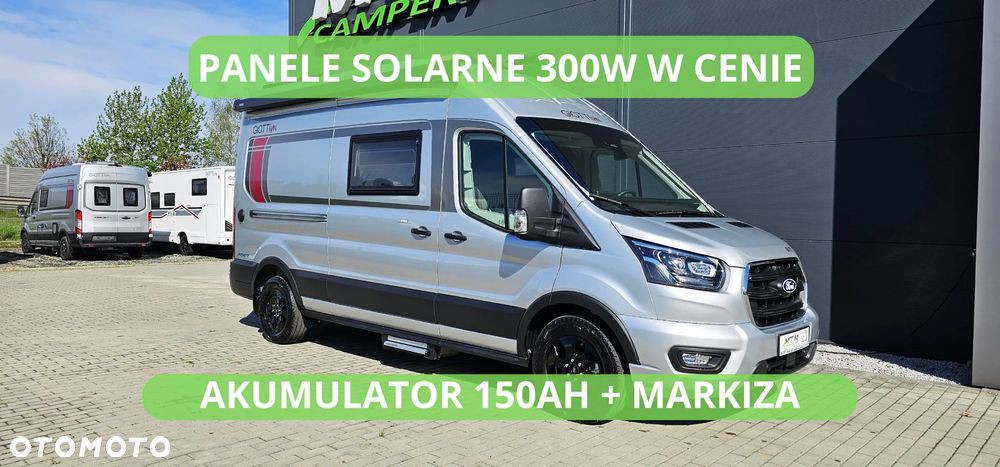 Giottiline GIOTTIVAN 60FT RAPIDO gr. Ford Transit MARKIZA SOLAR 300W KAMERA COFANIA RADIO 2DIN TRUMA DIESEL 4 OSOBOWY - 1