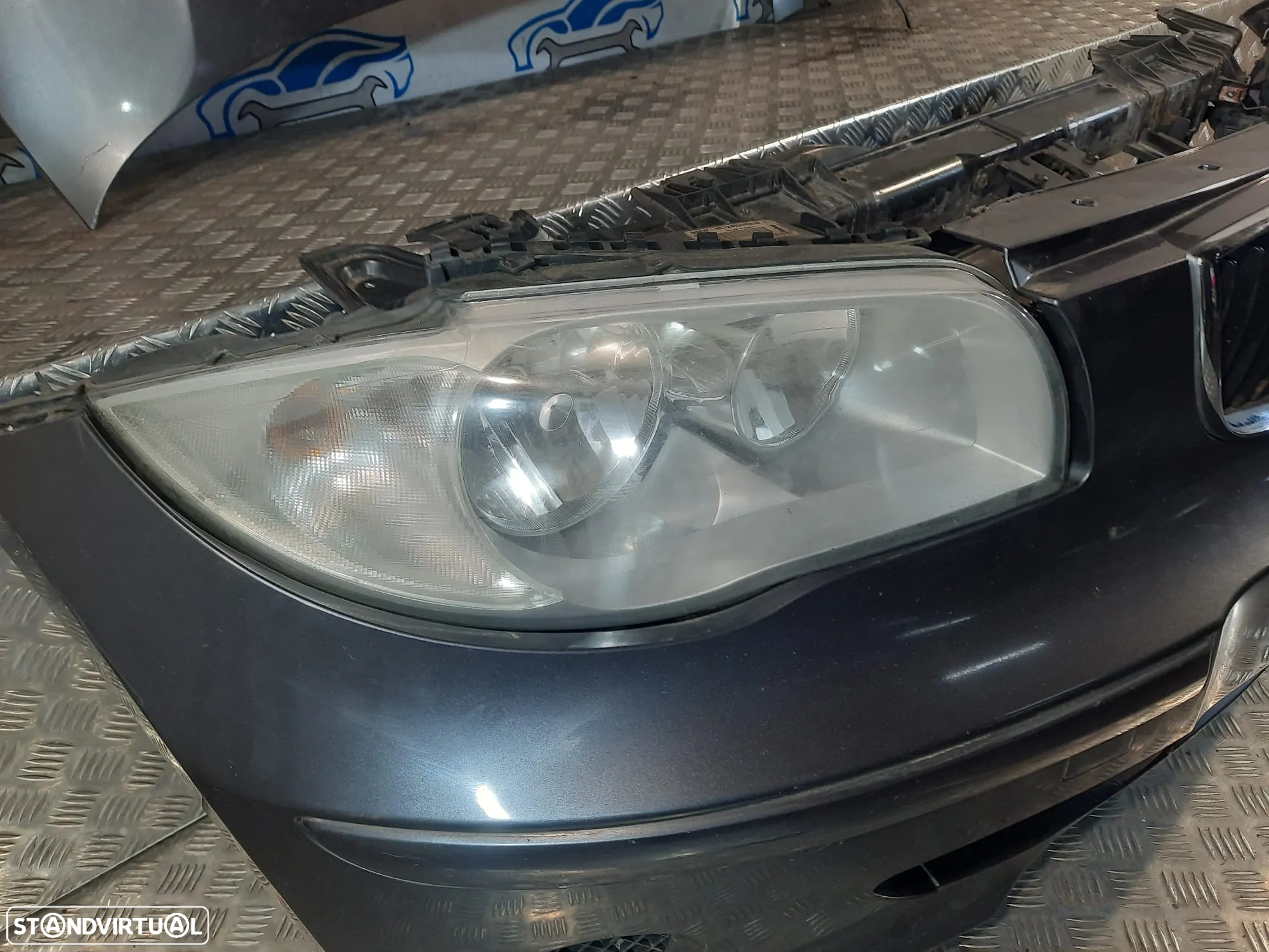 FRENTE COMPLETA BMW SERIE 1 E87 E81 PRE LCI PRE-LCI CAPOT PARACHOQUES GUARDA-LAMAS OTICAS RADIADOR VENTILADOR FRENTE FIBRA REFORÇO - 12