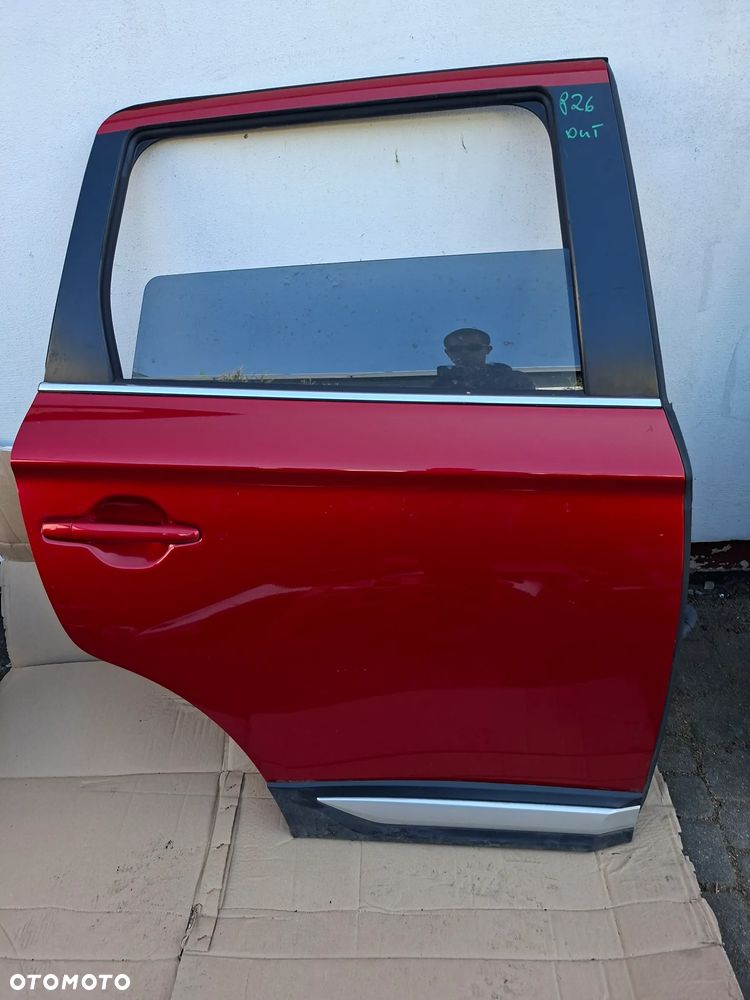 MITSUBISHI OUTLANDER III 3 15- DRZWI PRAWA STRONA P26 CZERWONE BORDOWE - 4