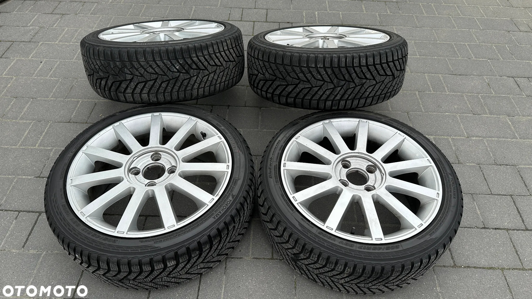 Kola ST-Line r17 4x108 yokohama 205/45 ford volvo felgi alufelgi ET52.5 - 6
