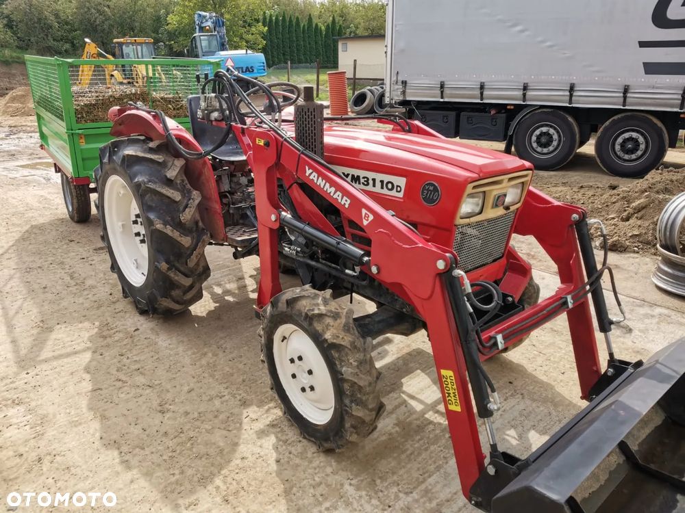 Yanmar 3110d 4x4 31km WOM TUR Hydraulika Przyczepa Wywrotka - 6