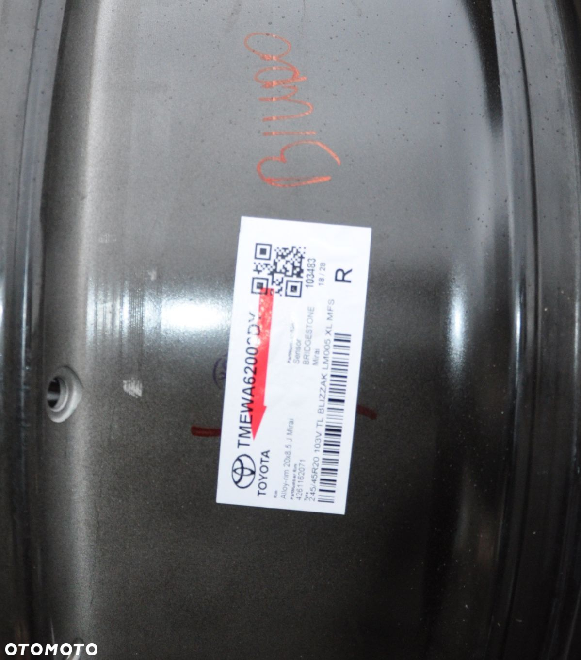 4261162071 CH FELGI 20 5x120 TOYOTA MIRAI LEXUS LS - 8