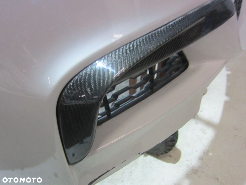 BMW 3 F30 ZDERZAK PRZEDNI PRZÓD M-PAKIET BIAŁY A300 ALPINWEISS 51118067951 - 6