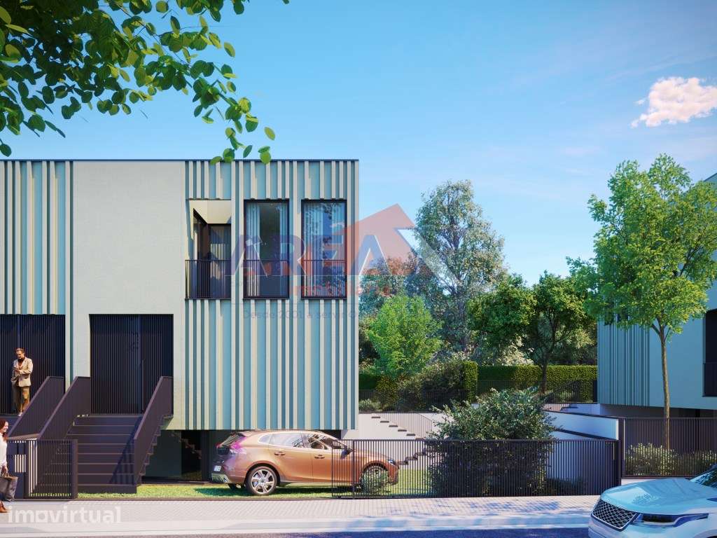 LOTE 6 - Moradia geminada T4 - arquitetura contemporânea - Grande imagem: 3/22