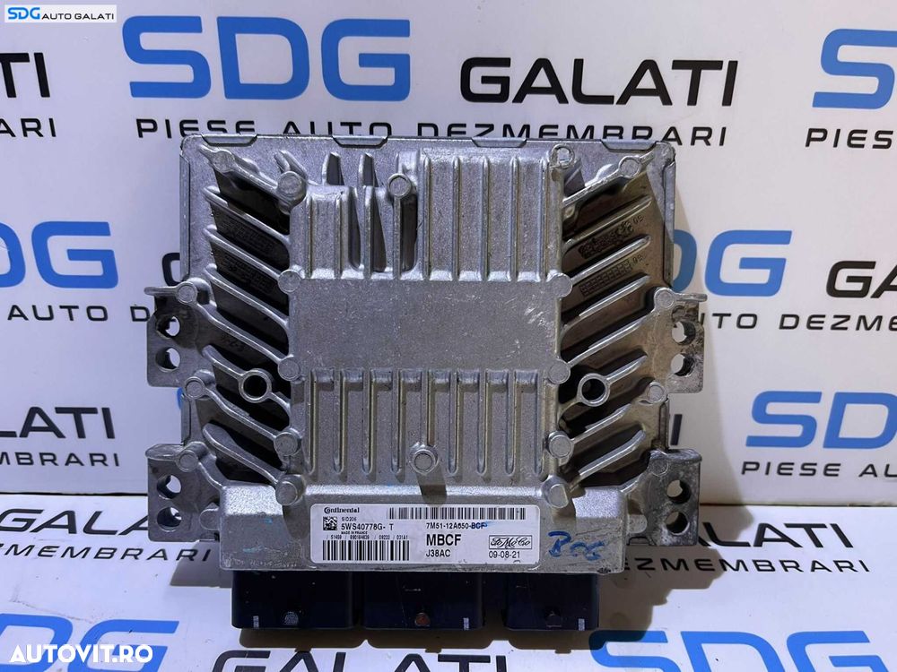 ECU Calculator Motor Ford Focus 2 1.8 TDCI 2004 - 2010 Cod 7M51-12A650-BCF 7M51-12A650-BCG 5WS40778G [L2655] - 1