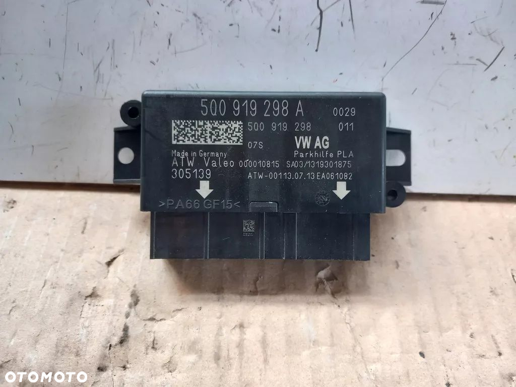 MODUŁ PDC VW AUDI SEAT SKODA 5Q0919298A - 2