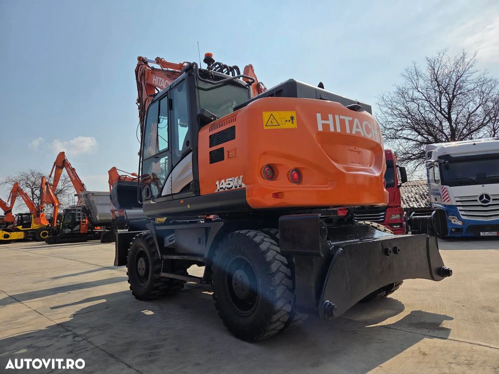Hitachi PE ROTI 17t, ZX145W-6, 2018, 4.379h, LAMA SI CALE, 3 BRATE EXCAVARE, ad sapare 6m, latime 2,5m, inst picon+rotire, cupa EXCAVARE NOUA, cupa TALUZ INCLINABILA, Antifurt, 3 camere, consum mediu 8,6l/h, posibil leasing 3 ani, CA NOU, PROMOTIE 91.900 EUR - 1