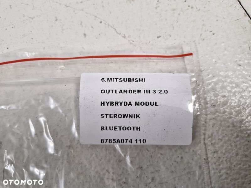 MITSUBISHI OUTLANDER III 3 2.0 HYBRYDA MODUŁ STEROWNIK BLUETOOTH 8785A074 - 5