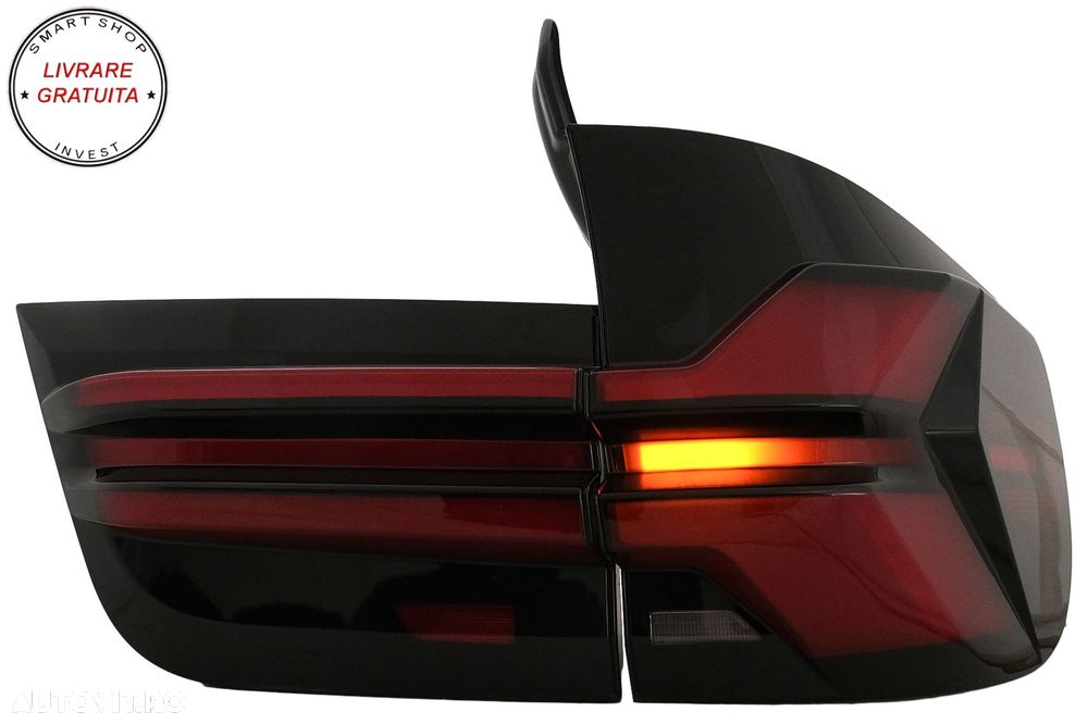 Stopuri LED BMW X5 E70 (2007-2013) Light Bar Upgrade la G05 LCI Design- livrare gratuita - 11