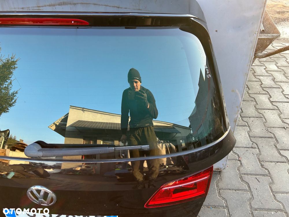 Volkswagen Golf Sportsvan klapa bagażnika tył tylna ładna czarna bez rdzy - 4